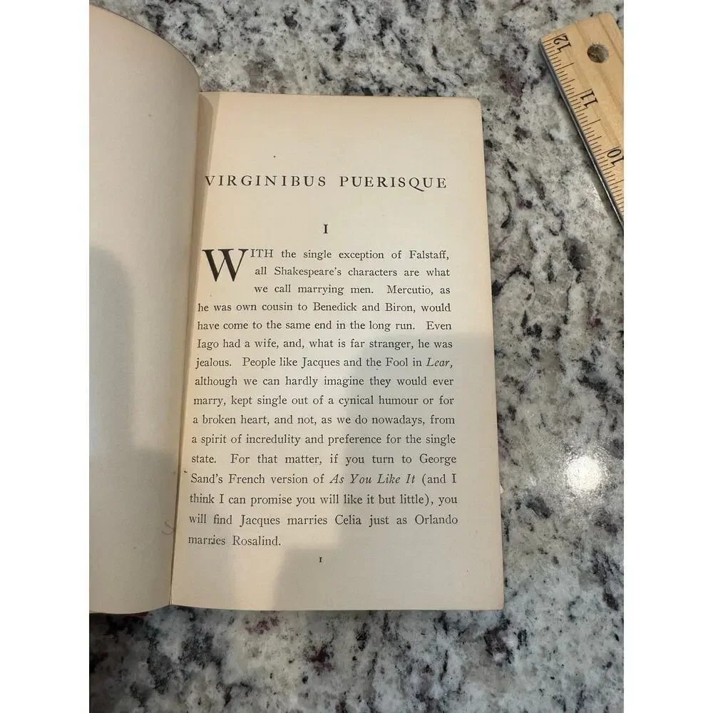 Virginibus Puerisque & Other Papers Biographical Ed Robert Louis Stevenson‎ 1905